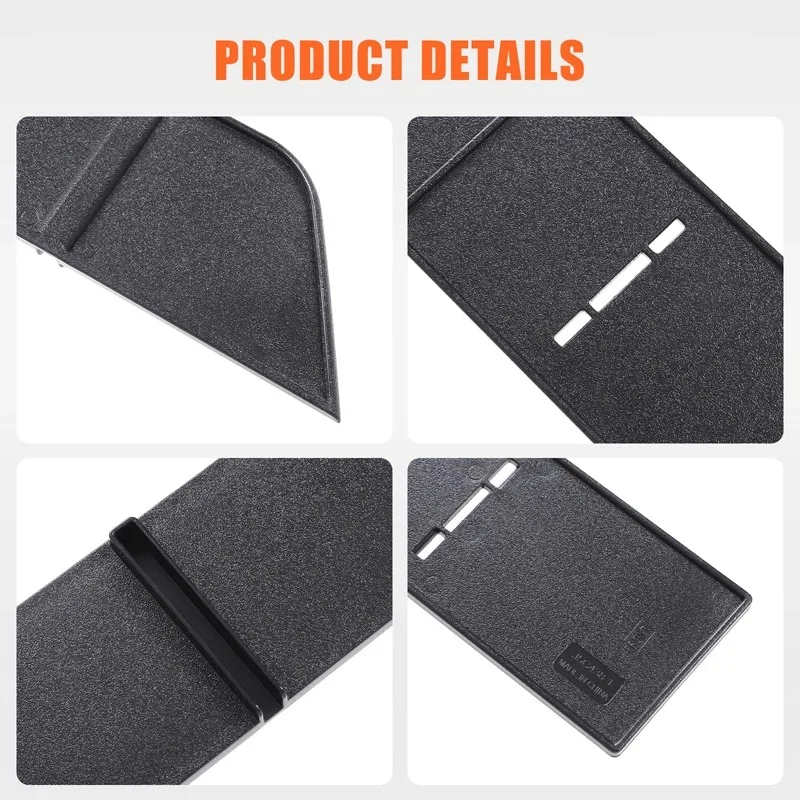For 2024-2025 Kia EV9 ABS Black Car Automotive Passenger Glove Box Partition Automotive Modification Accessories 6