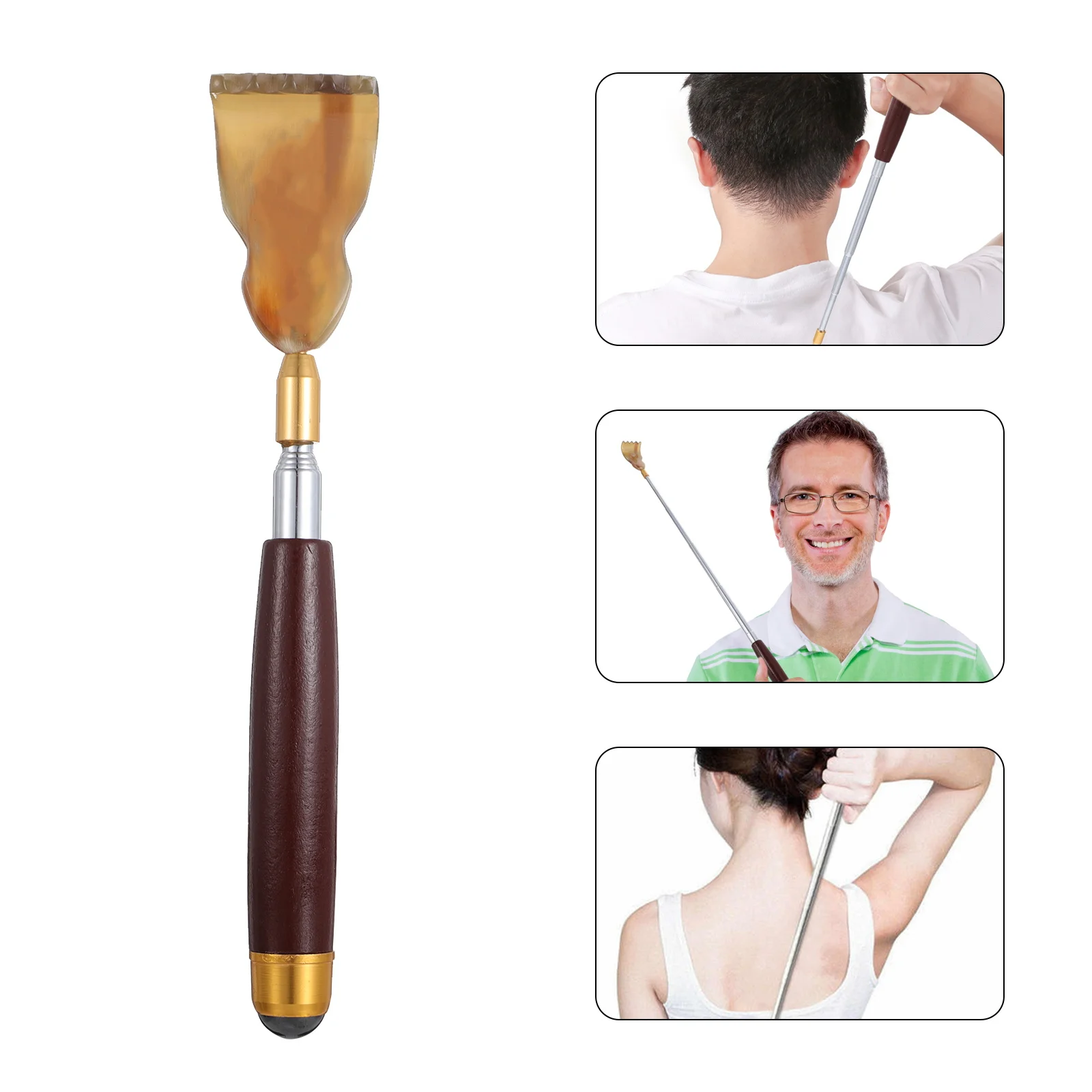 

Extendable Back Scratcher Telescoping Claw Multifunctional Body Massager Retractable Itch Relief Premium Material Durable Use