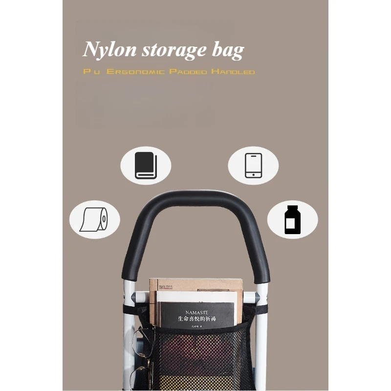 لا تركيب مساند للذراعين بجانب السرير، أدوات إيقاف آمنة قابلة للطي لكبار السن، معززات الإمساك المضادة للسقوط