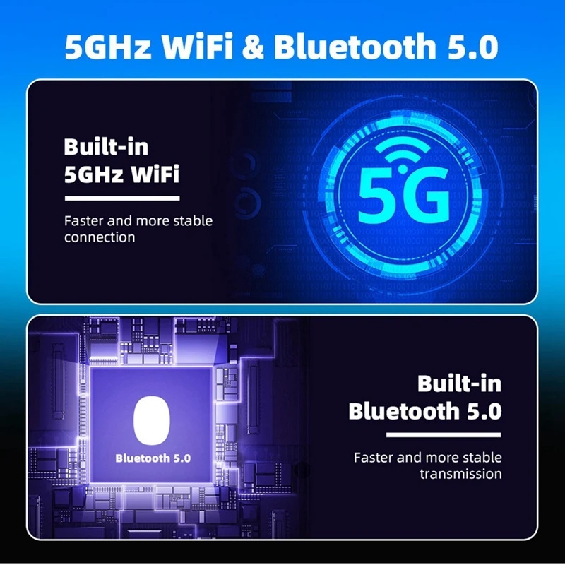 Проводной и беспроводной адаптер Carplay и Android Auto 2-в-1, Bluetooth, Wi-Fi