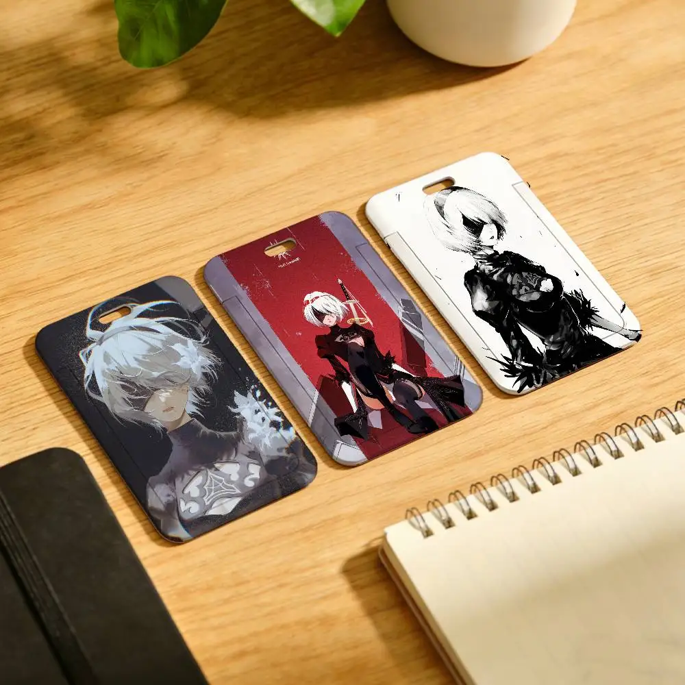 Game N-NiER-R A-AUtOmATa-A Fashion SE Neck Strap Card Badge Gym Key Lanyards Keys Lanyard Holder Hang Rope Keyrings