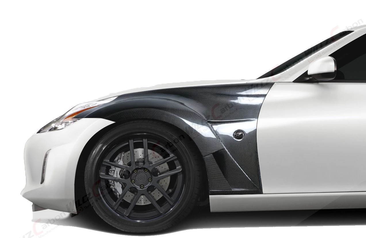 For Nissan 370Z-Z34 2009-2020 Years Carbon Fiber Front Leaf Board Sand Board Modification