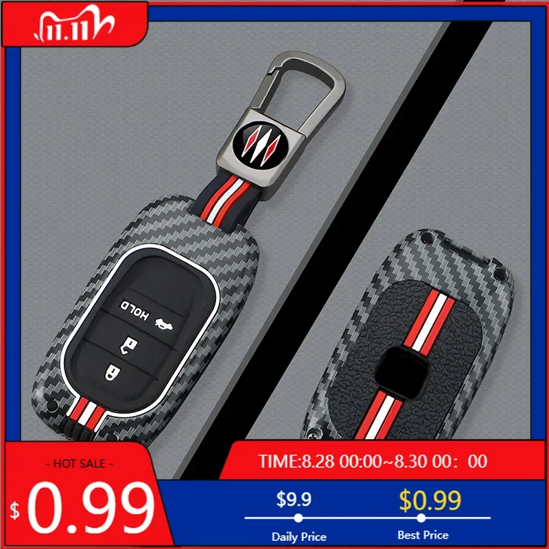 

Внутренние наклейки, чехол для ключей от автомобиля, брелок для Honda 2022 2023 2024, Accord Civic HR-V CR-V Pilot Sport SI EX EX-L, брелок A