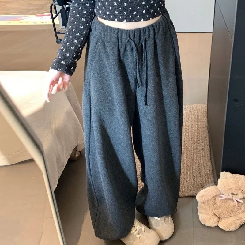 

Повседневные брюки-багги Y2K для женщин: милый дизайн, яркие цвета, молодежная мода в корейском стиле Харадзюку для девушек