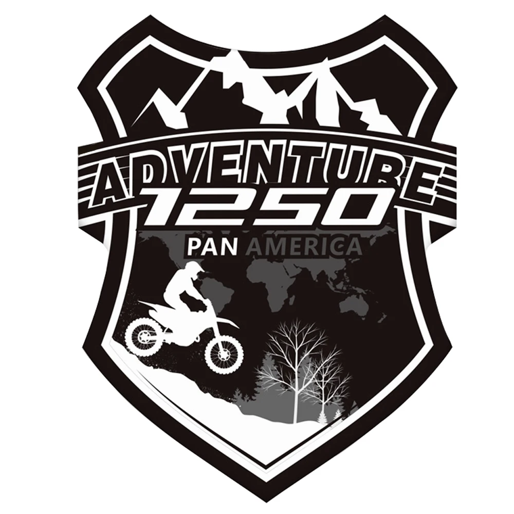 Für PAN AMERIKA 1250 PANAMERICA 1250 PA1250 S Fällen Stamm Packtaschen Protector Abenteuer Motorrad NEUE windschutzscheibe Aufkleber Decals