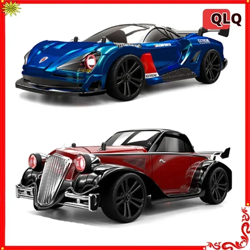 RC retro remote control four-wheel drive high-speed flat running drift stunt racing car remote control car children's gift