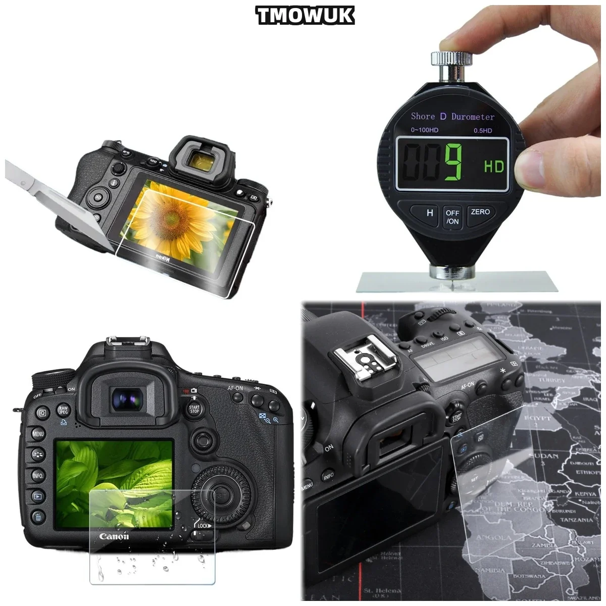 For Nikon D7500 Privacy View Tempered Glass - Anti-Spy 9H Hardness Screen Protector With Anti-Reflection Coating