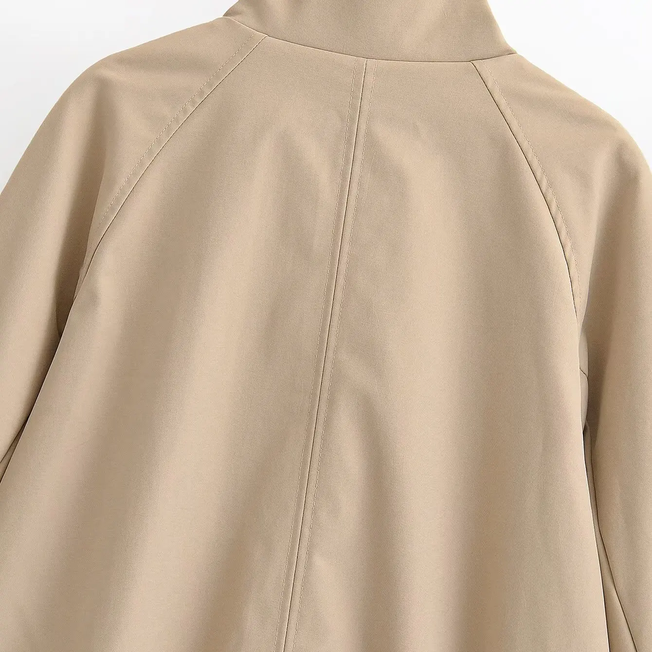 KASLEAD New Women's Fashion Design Double-Sided Two-Way Wear Jacket Coat Versatile Stylish Autumn Winter Polyester Fiber