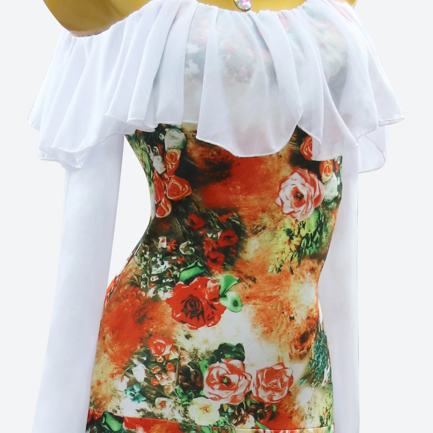 モダンダンスウェア プロムダンスドレス ワルツ衣装 フラメンコ 2025 ステージスーツ スタジアム カーニバル イブニングウェア レディース 長袖