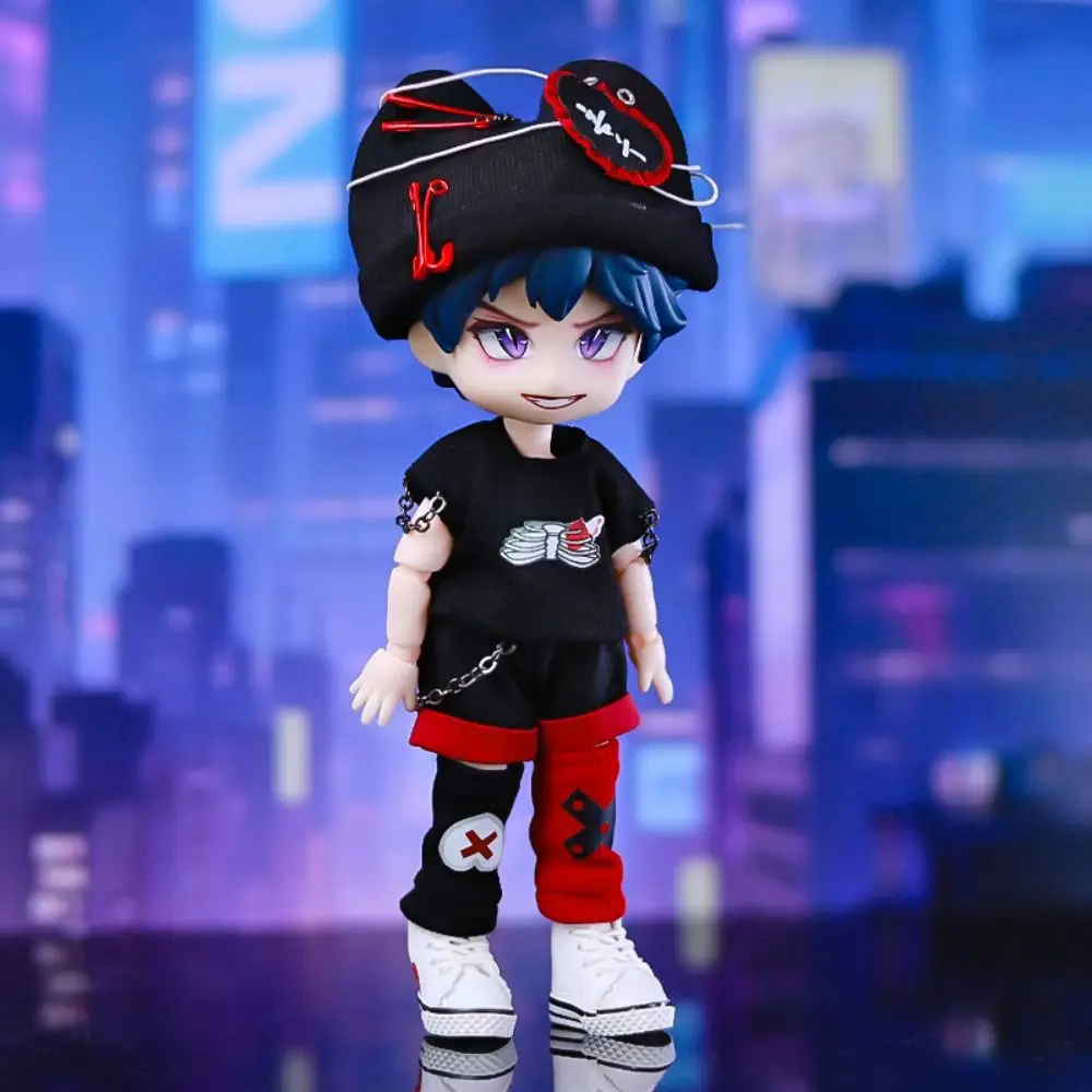 Ob11 เสื้อผ้า Heart Beat Series ชุดอินเทรนด์เสื้อยืดกางเกงขาสั้นหมวกสําหรับ Molly 1/12BJD GSC YMY P9 Body UF ตุ๊กตาอุปกรณ์เสริม