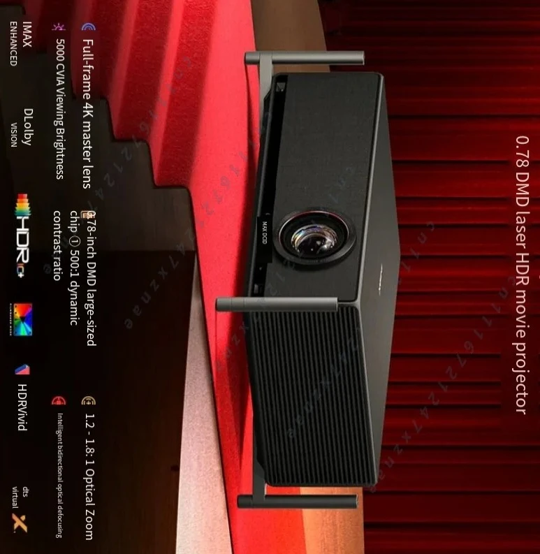 078”DMD 5000CVIA Optical Zoom Dolby Vision 3D Video，For Home Theater Android Smart 200inch TV，For XGIMI T10 4K UHD Projector