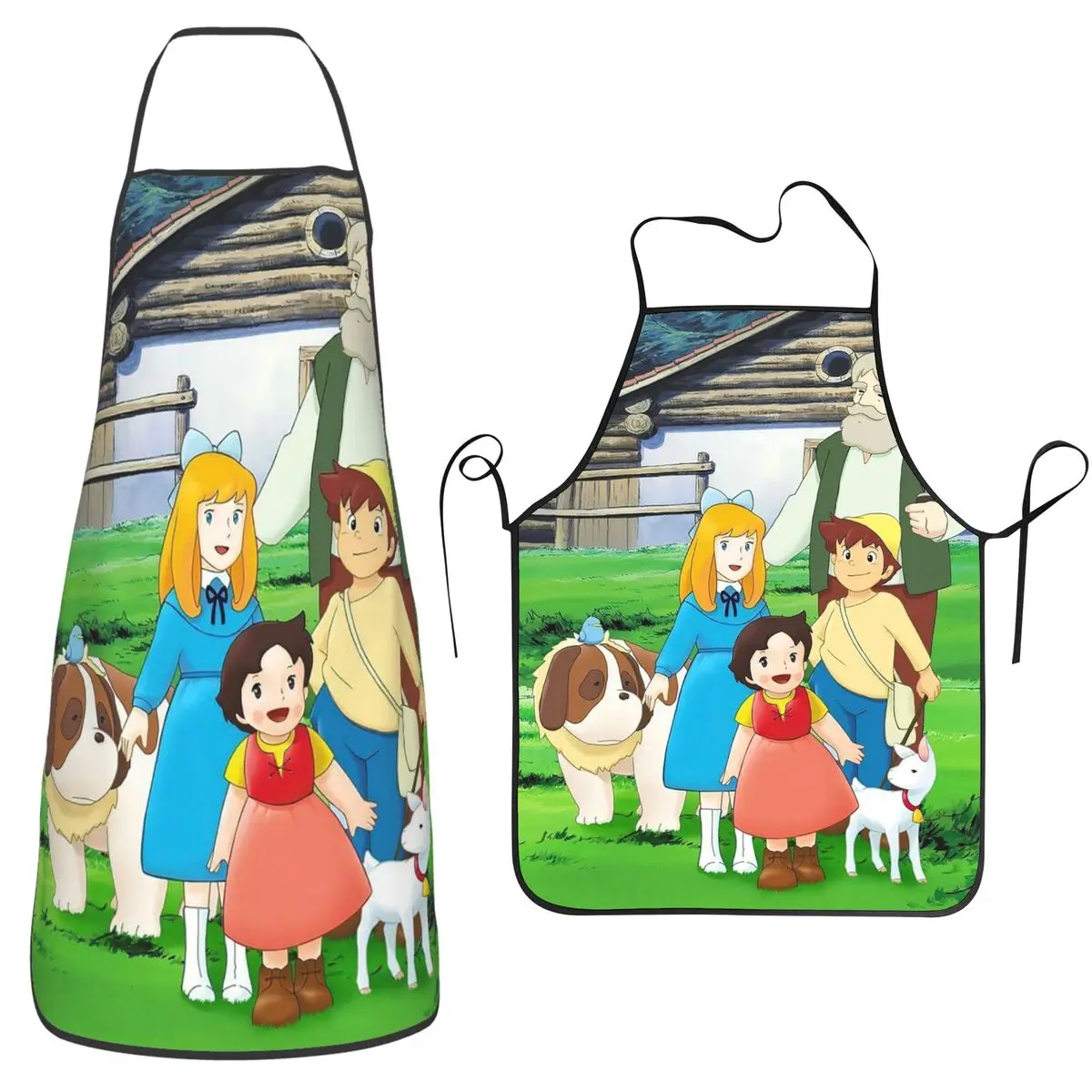 

Милые Хайди, забавные Альпы, фартуки для горных девушек, шеф-повар, кулинария, нагрудник без рукавов, кухонный сарафан для уборки для женщин и мужчин, садоводство