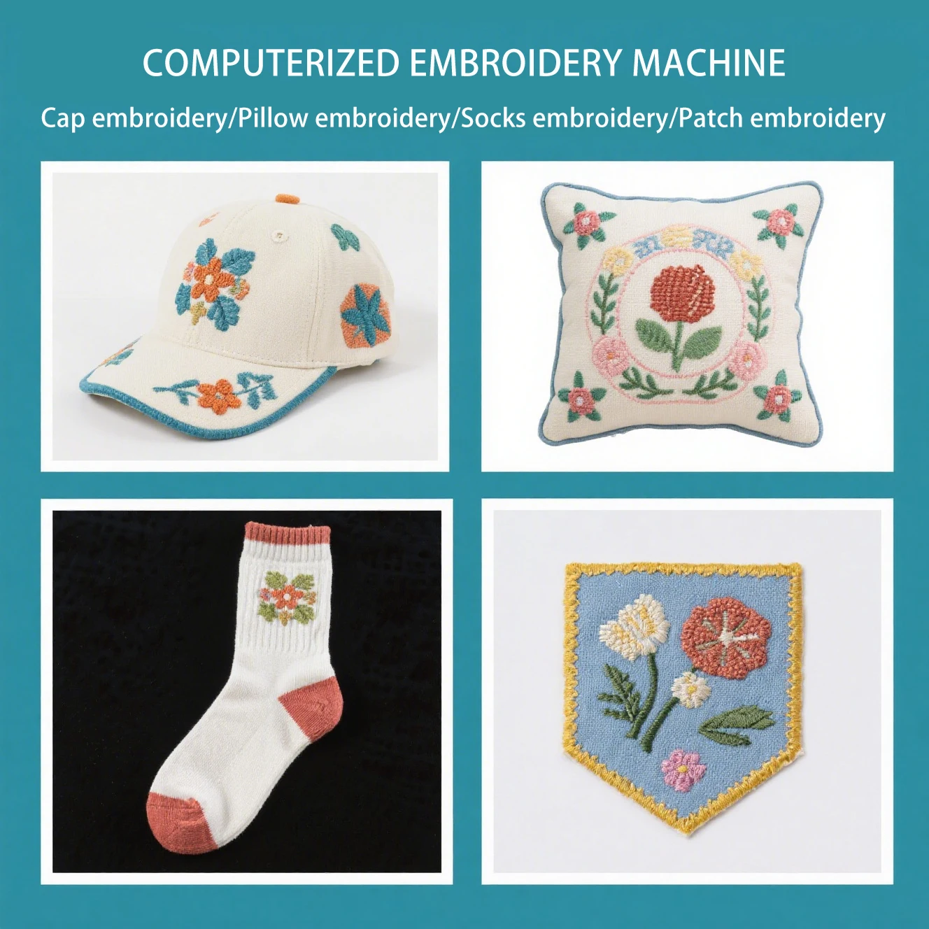 ماكينة تطريز محوسبة أوتوماتيكية برأس واحد من JUKKY 1201 مناسبة لتطريز قبعة المصنع مع ملحقات مجانية #4