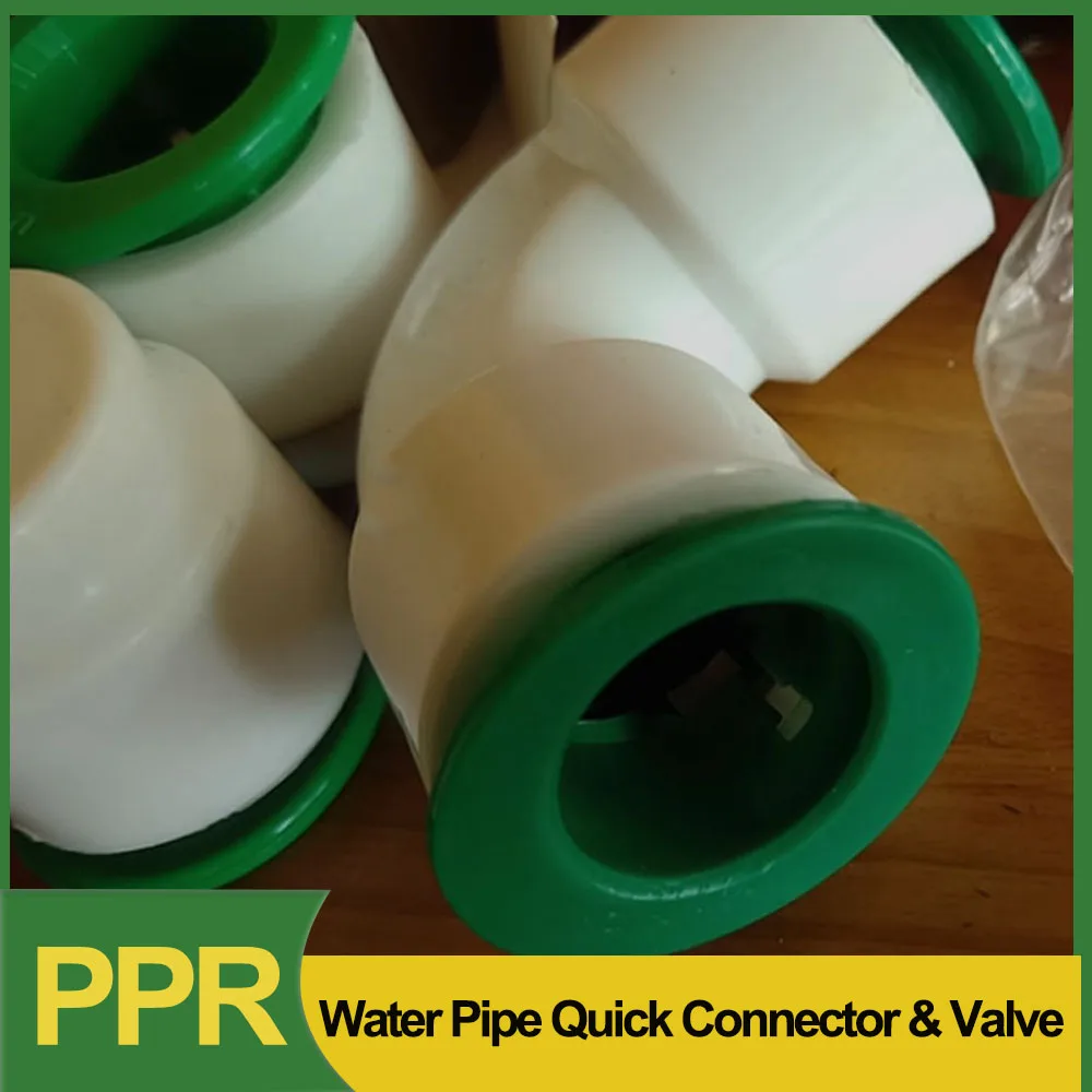 Multisize 20/25/32mm Plastic Pipe Fast Connection Joint Leak Proof Tube Coupler for Household Garden Agricultural Water Delivery