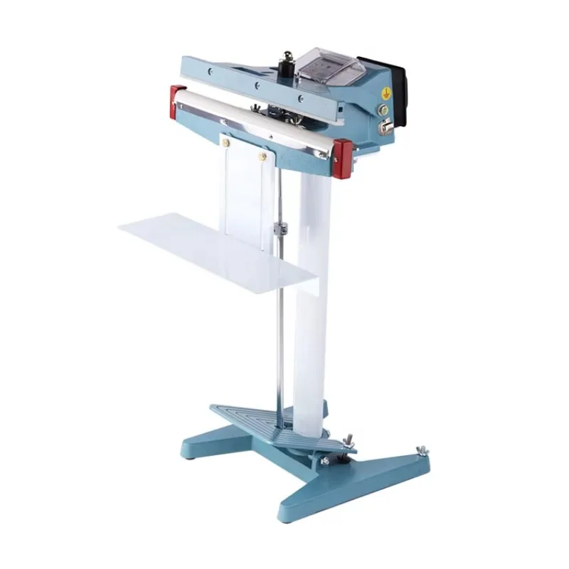 PFS-F350 Vertical Foot Pedal Operated Impulse Stand up Pouch Plastic Bag Heat Sealing Machine