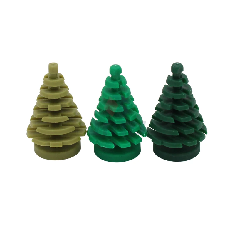 City Plant Tree Accessories Building Blocks Jungle Garden Parts Trunk Leaf Pine Cypress Palm MOC Bricks Toys 6148 2435 3471 3778