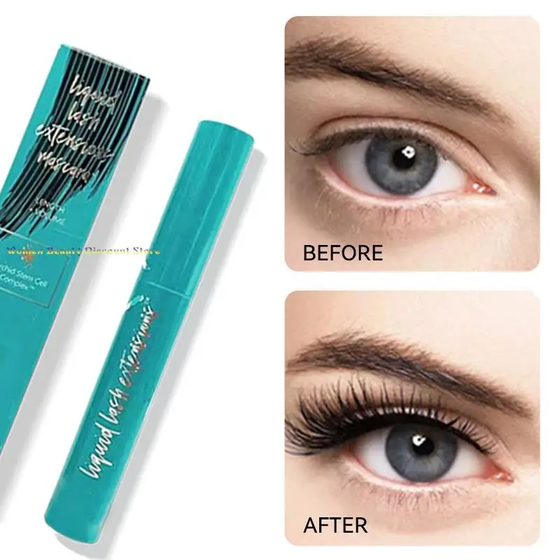 Thrive Black Mascara Waterproof Liquid  Natural  Thick Curl Quick Drying Fiber Base Lash Professional Female Make Up