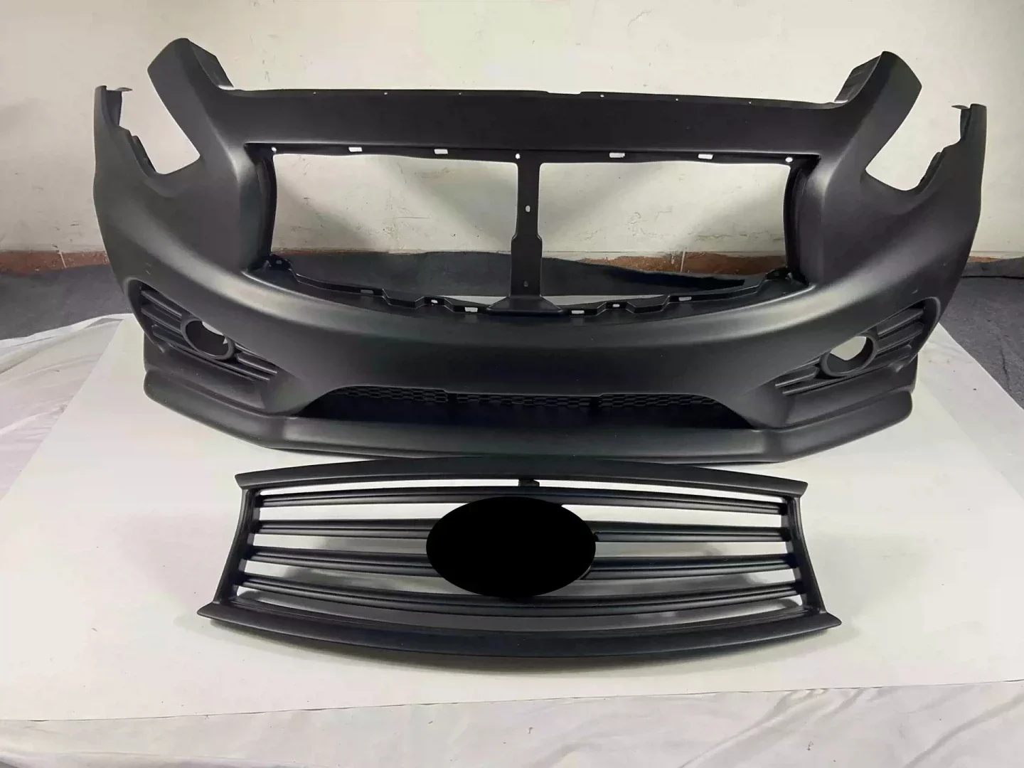 For Infiniti FX35 FX37 FX50 QX70 convert front bumper grill mask radiator grille assembly Car accessories