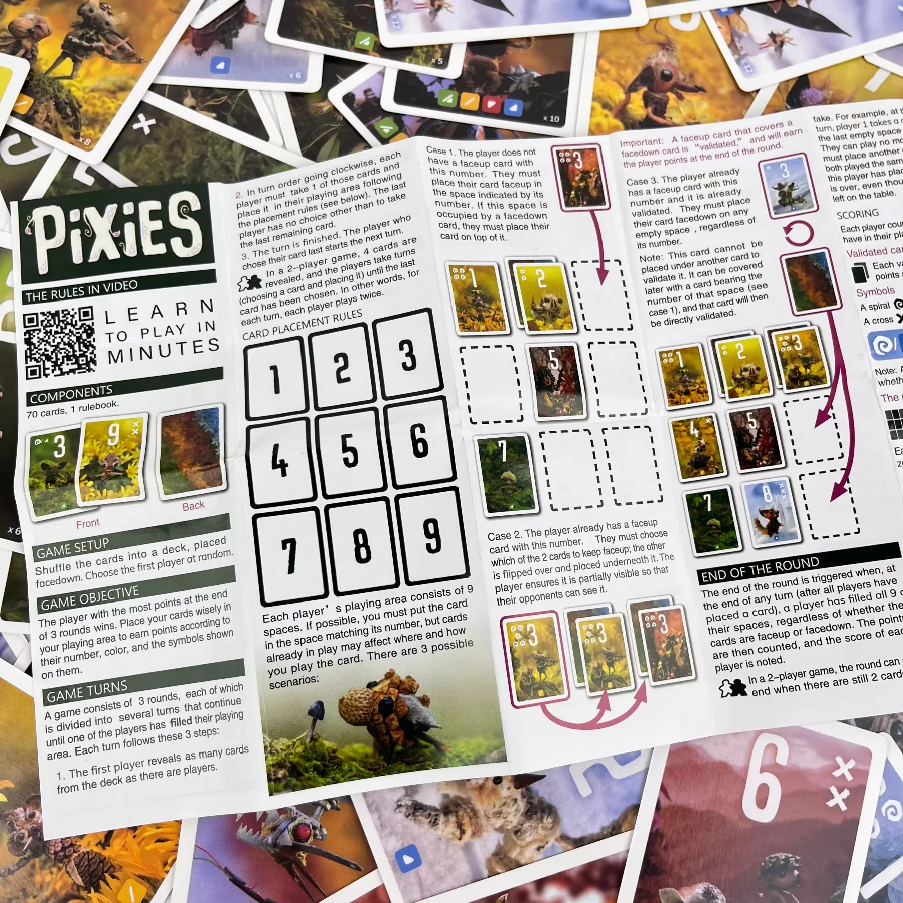 Pixies Card Game: Fun Family Gathering Party Game for 2-5 Players, 30 Minutes, Boosts Reaction Skills