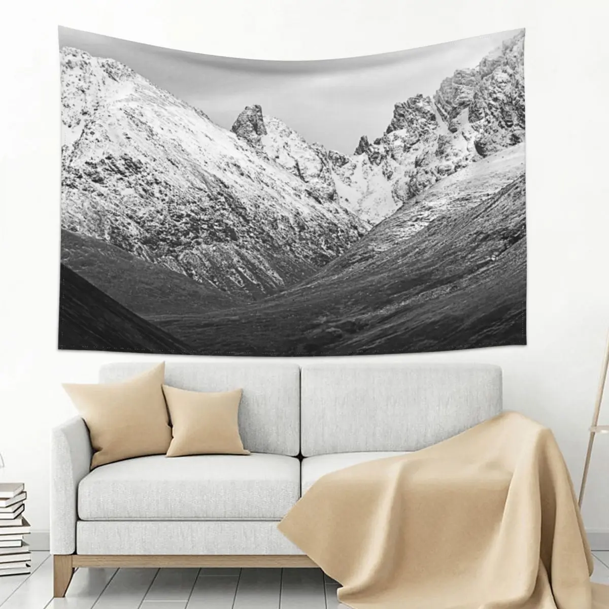 

Cuillins of Skye Mountains Scotland Tapestry Decoration Wall Wall Decor Cute Room Things Tapestry