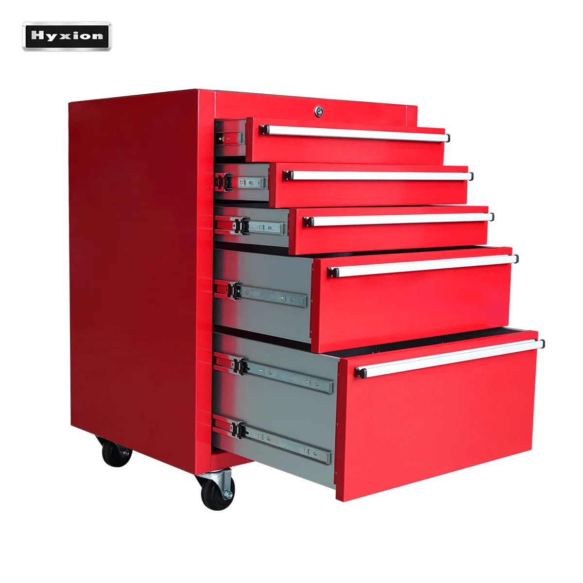 

Factory Stainless Steel 24 Inch 5 Drawer Tool Cabinet Black Powder Coating Tool Master Chest Cabinet