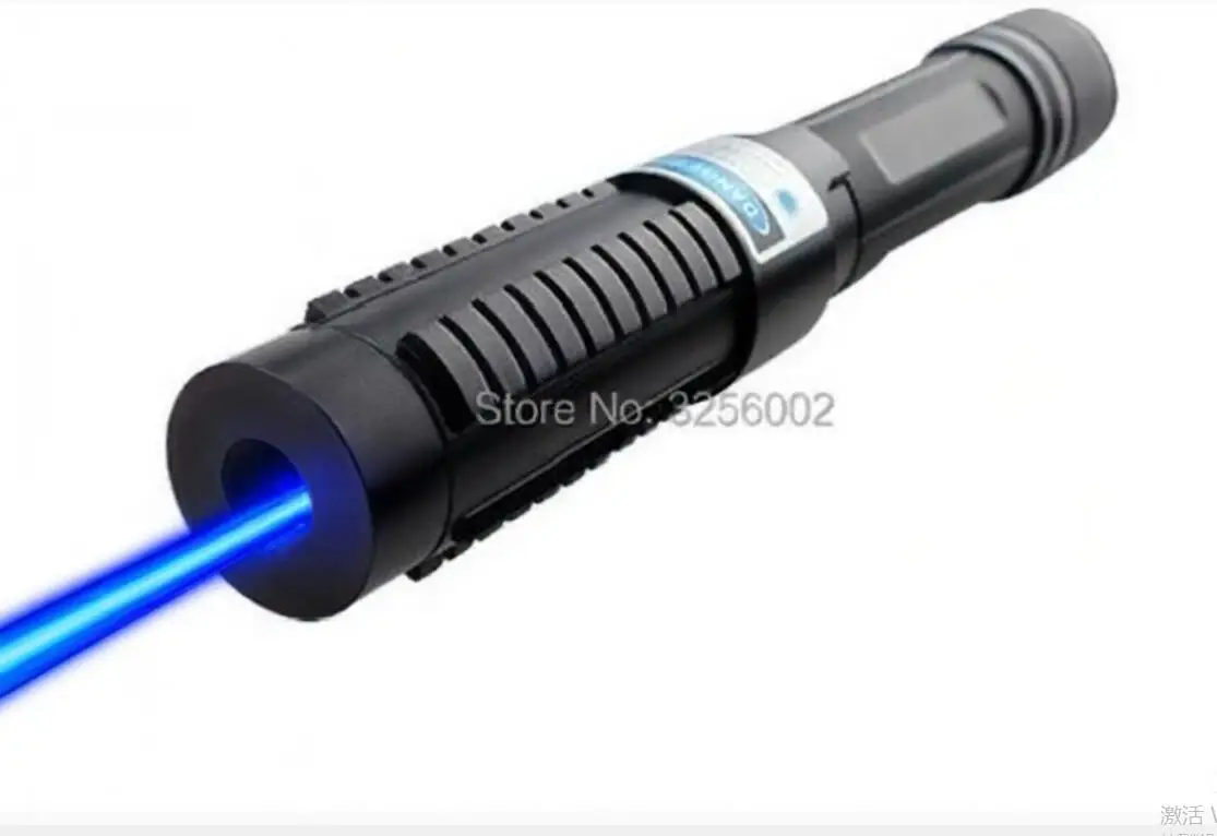 NEW High Power Laser Pointer Single Point Adjustable Focus Blue Laser Light Outdoor Camping Hunting Guide Star LED Laser Torch