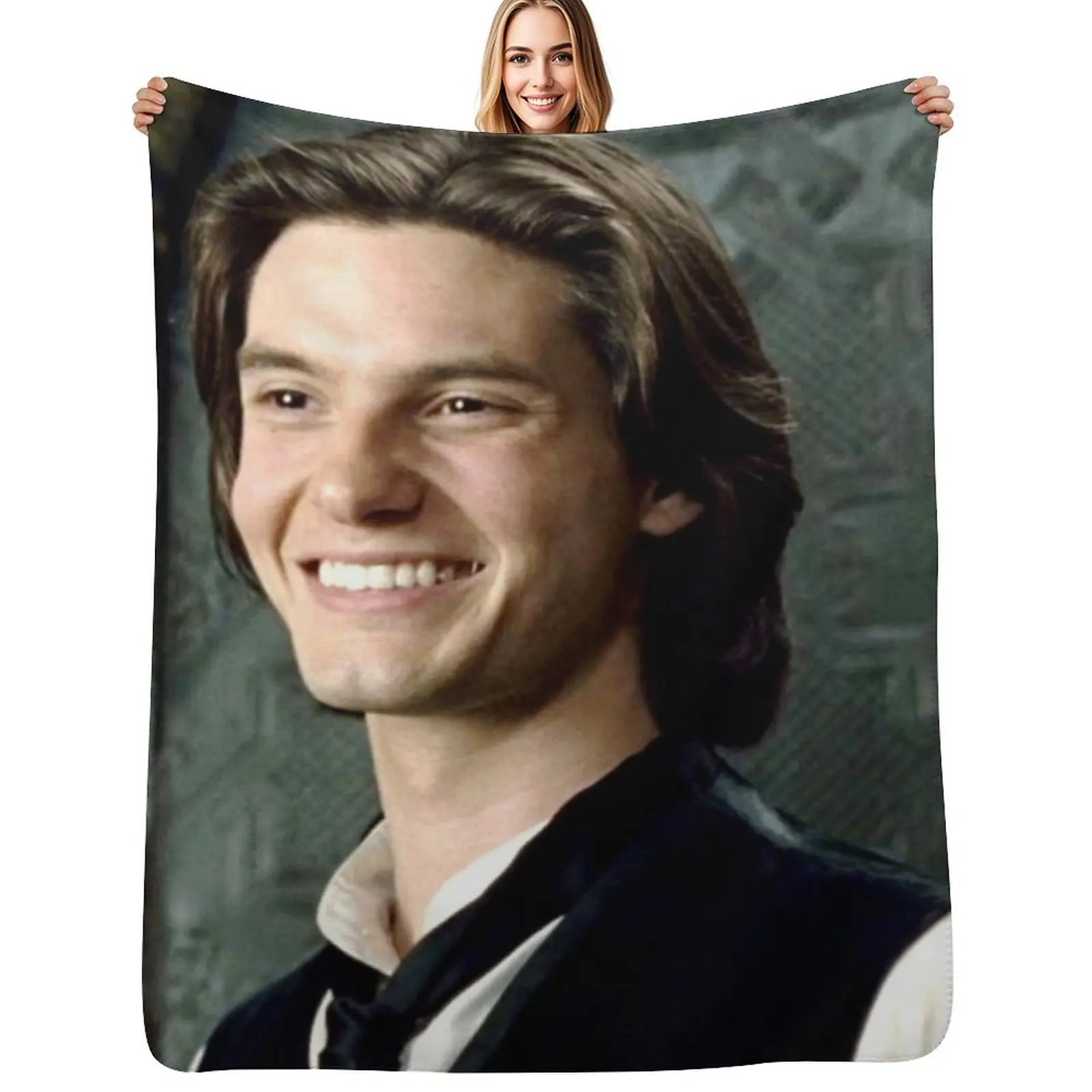 

Ben Barnes in The Picture of Dorian Gray Throw Blanket Stylish Couch Blanket for Home Living Room