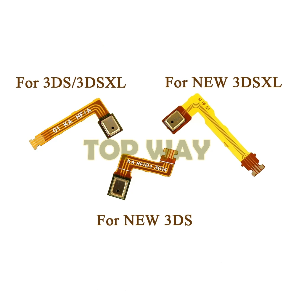 2PCS Replacement Parts Mricophone Flex Cable for Nintend 3DS 3DSXL Micro Phone Ribbon Cable Microphone For NEW 3DS XL