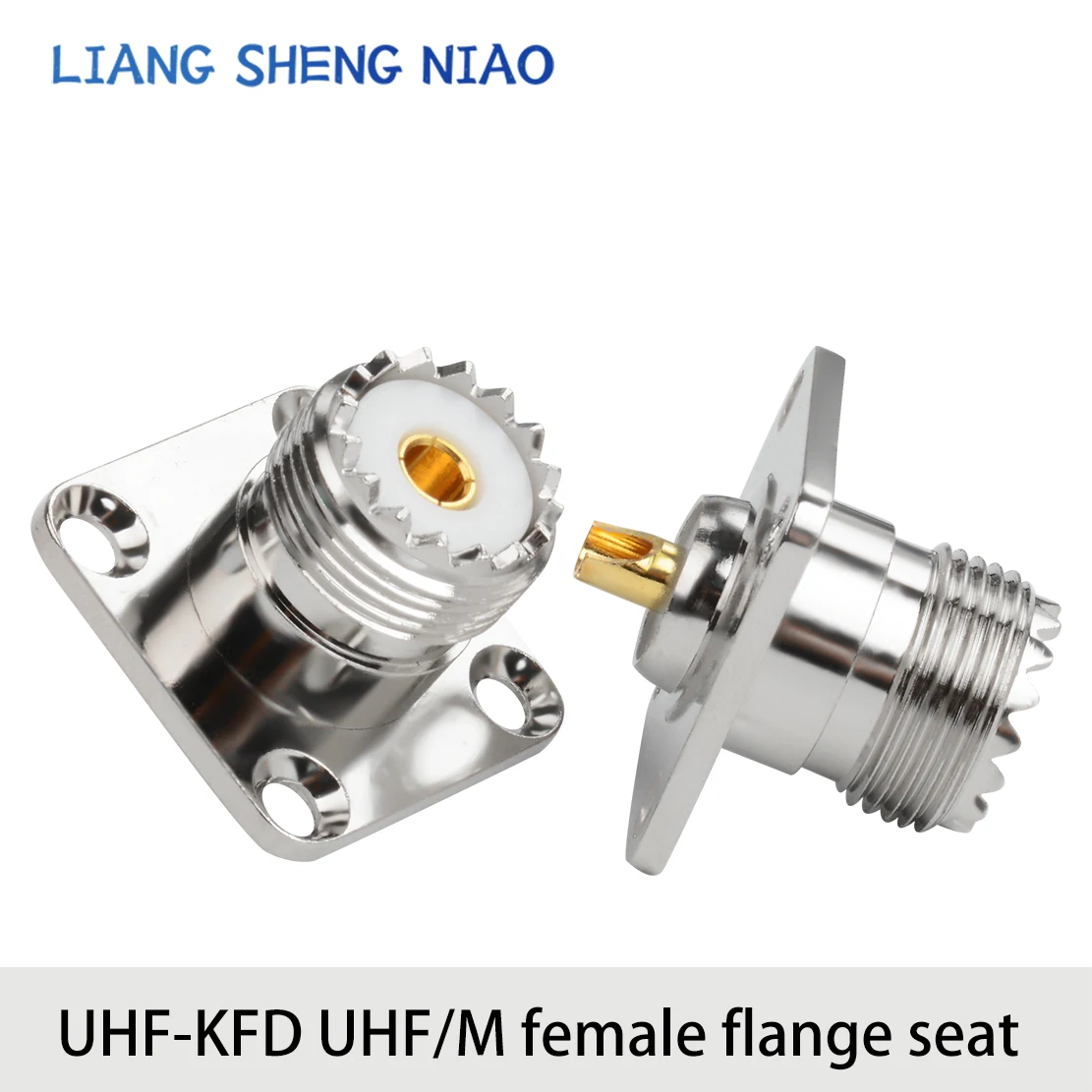 SL16-KFD M Mother Seat UHF-KFD Mother Seat Phone Box Fixed Seat Flange Square Plate Panel Installation Connector