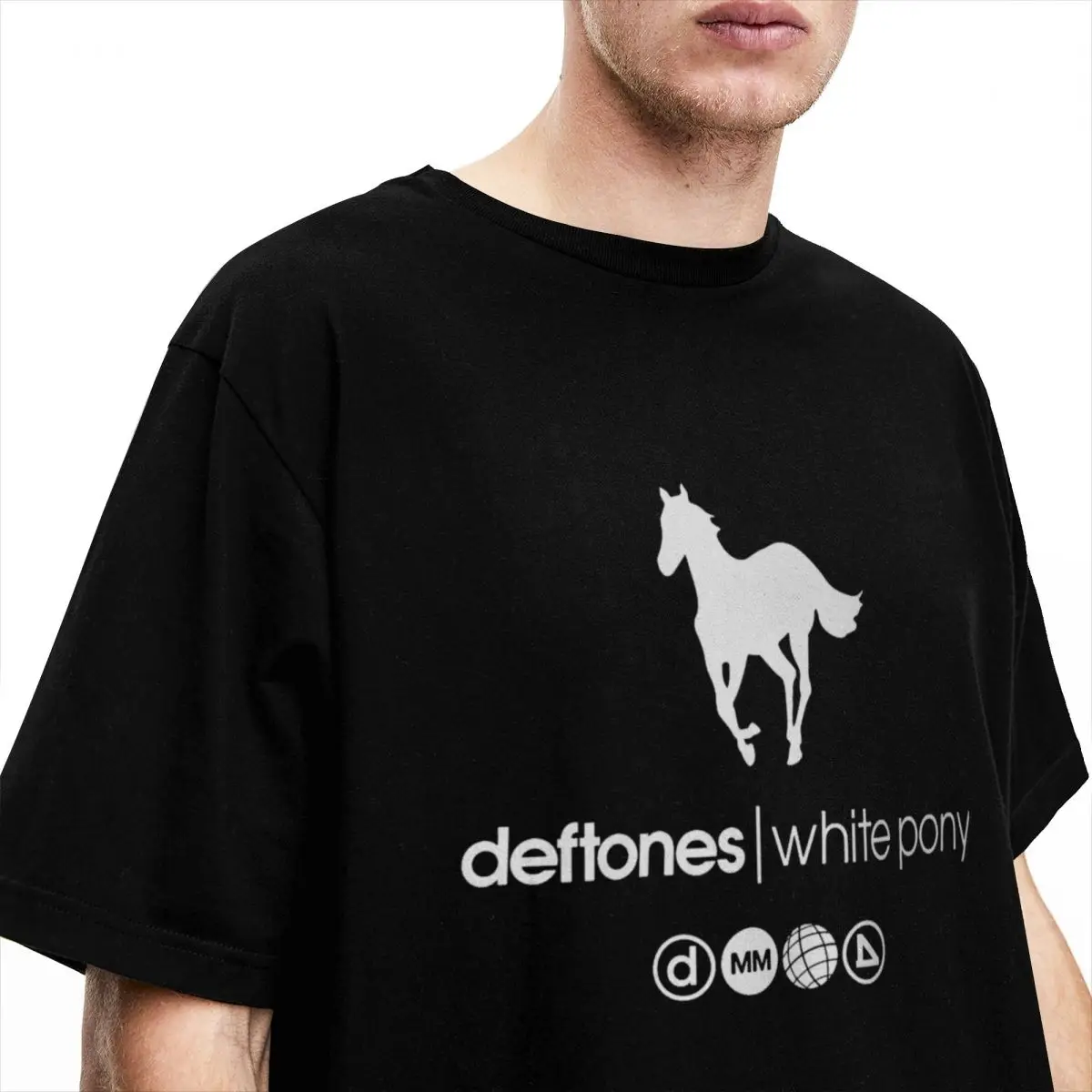 Men Women\'s Deftones Rock Band Ohms White Pony Shirts Merch Amazing 100% Cotton T Shirts Tee Clothes Summer