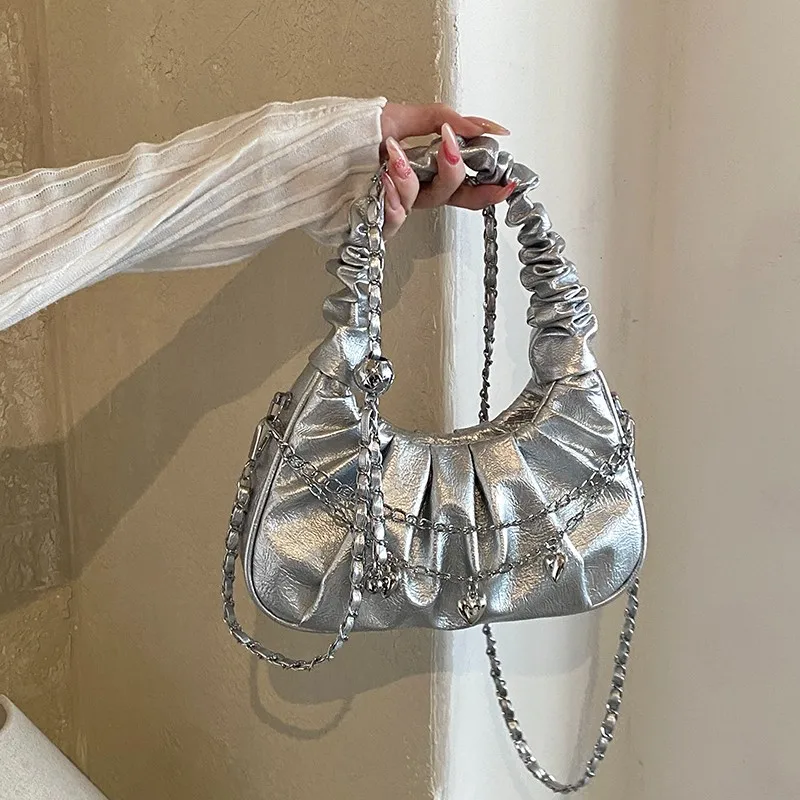 

Модная элегантная женская сумка для подгузников, стильная сумка через плечо, вместительная, винтажная, из натуральной кожи, дизайнерская, люксовая, для повседневного использования, простая.