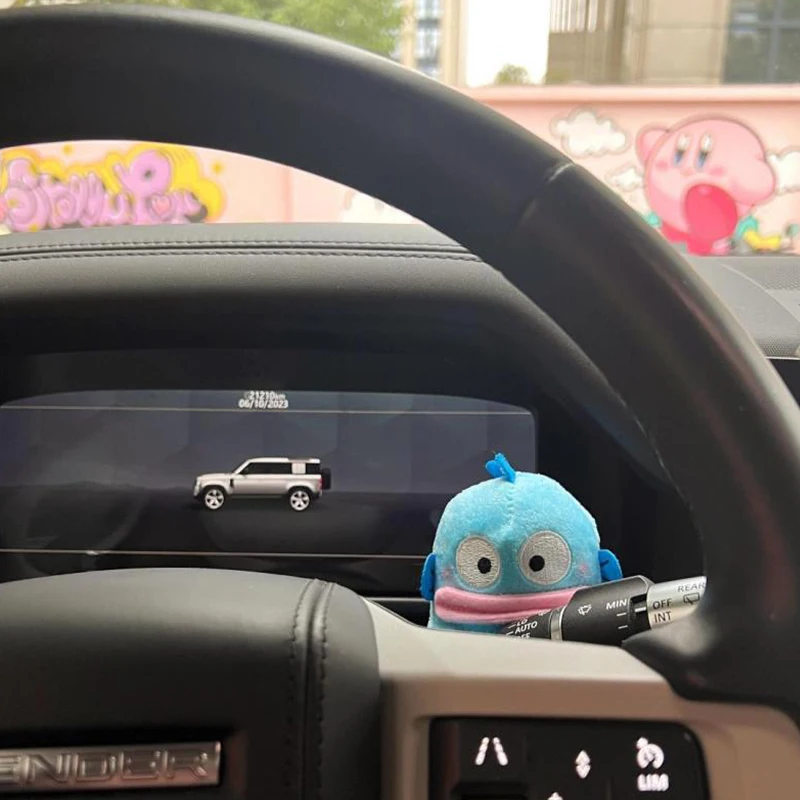 Funny Sanrio Hangyodon Car Wiper Turn Signal Decoration Plush Doll 2024 Kawaii Cartoon Car Wiper Accessories Auto Interior Gift