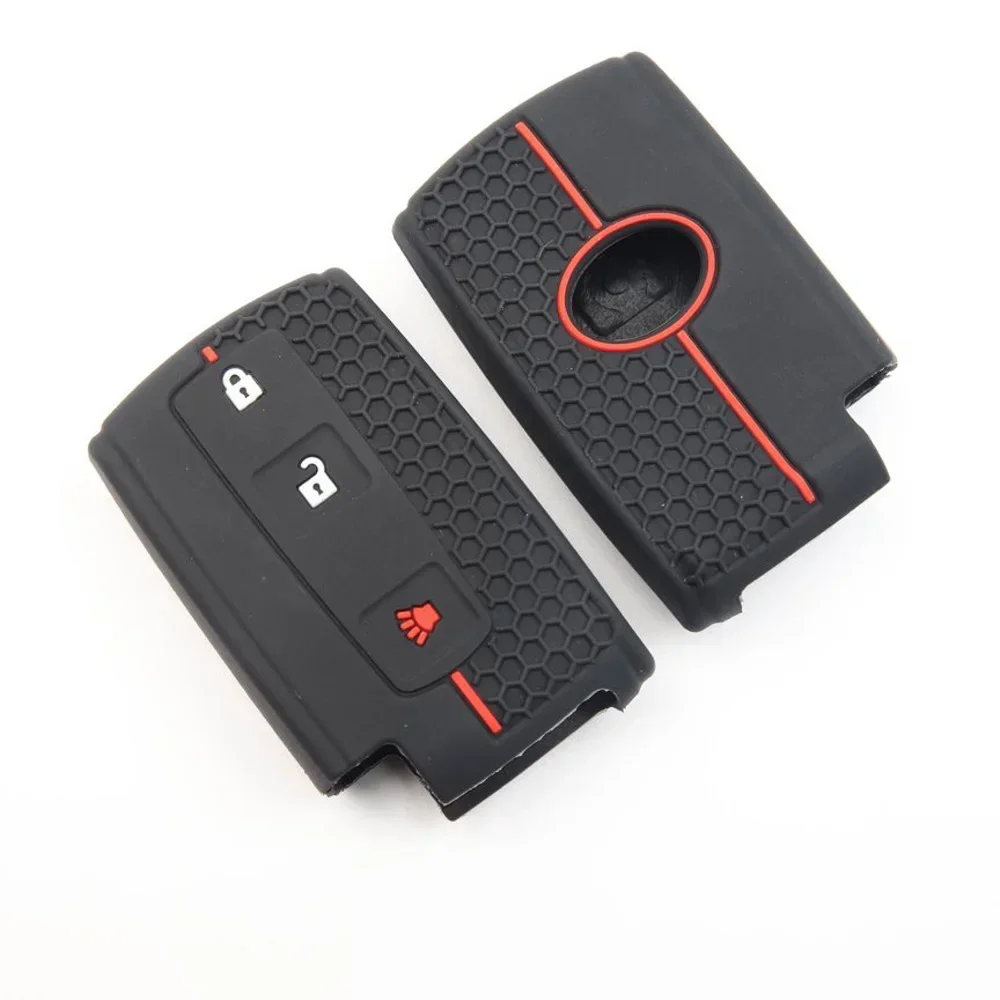 Silicone Car Remote Key Cover Key Fob Accessories Case Shell for TOYOTA Corolla Verso 2004 2006 2007 Prius Gen 20 2005 2008