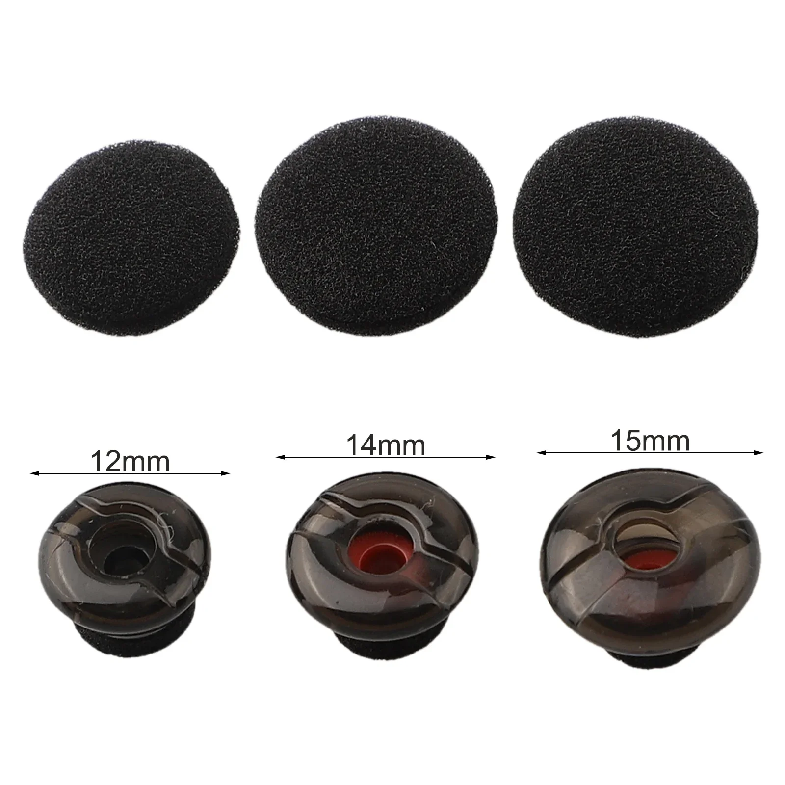 

Comfortable Fit Extended Wear Silicone Foam Earplugs Transparent Black Easy To Install Multiple Sizes Available