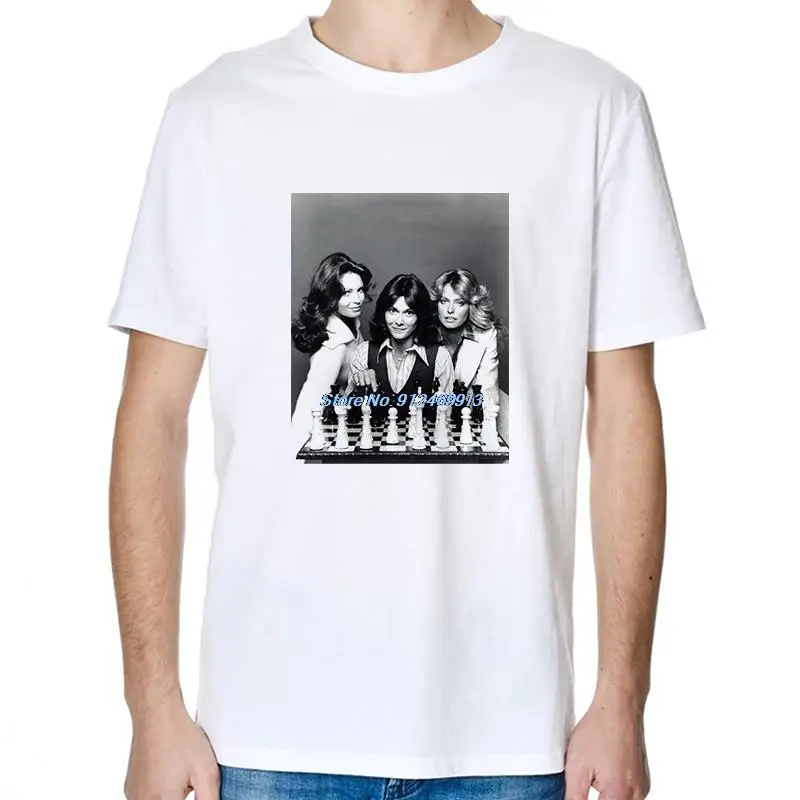 Men's Charlie Angels Harajuku Graphic T-Shirt Cotton Short Sleeve Summer Tees Casual Tops New Mens Shirts And T-Shirts