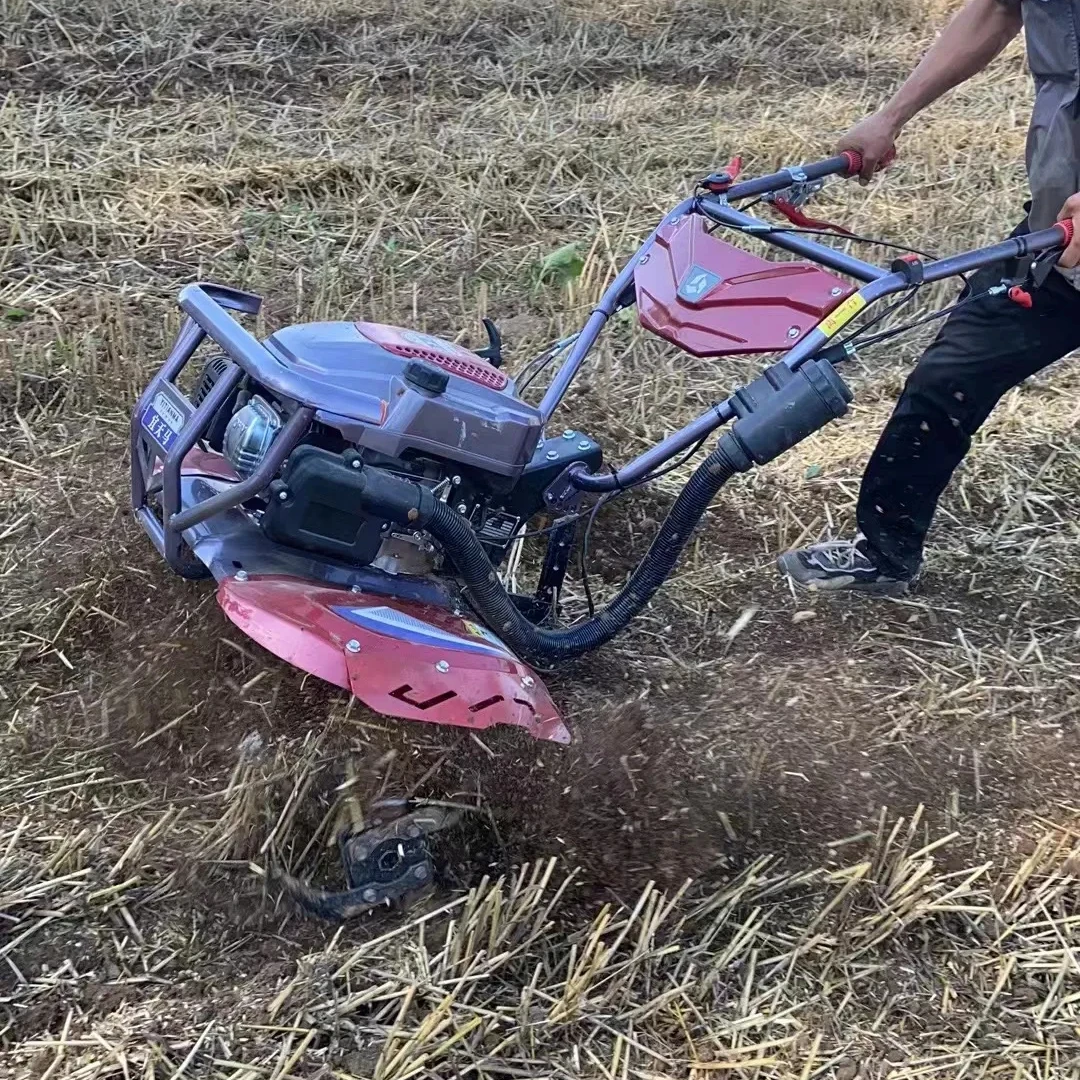 Agriculture Farm Machinery Walking Tractor 7HP 2 Stroke  Engine Gear-Driven Three Wheel High Productivity Tiller