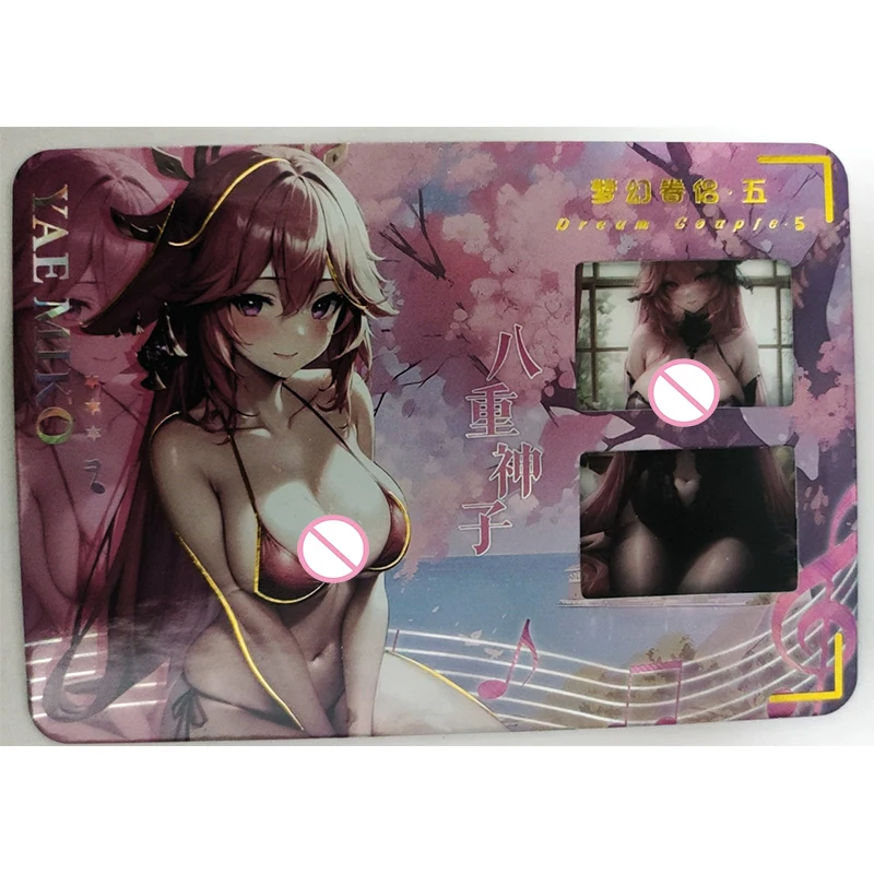 NEW Anime Goddess Story Dream couple Film cards Yor Forger Yae Miko Keqing Beelzebul Game Collection Birthday Christmas gifts