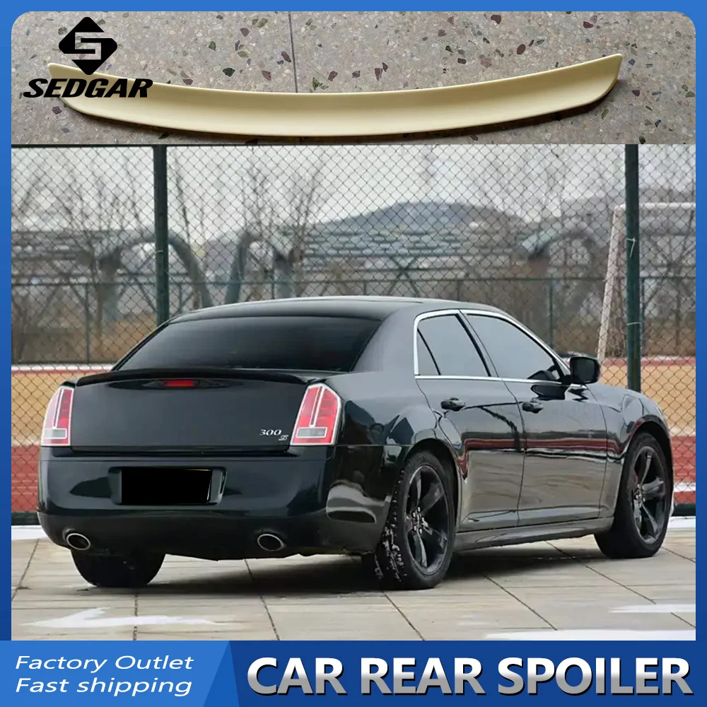 Спойлер для багажника 2012-2018 Chrysler 300 300C 300s, высококачественный Неокрашенный спойлер из АБС-пластика на крышу, задний спойлер для багажника