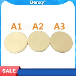 Denxy 5pcs Dental PMMA Blocks PMMA Milling Discs Dental Material Lab For Make Temporary Bridge Dental Restorations Resin Block