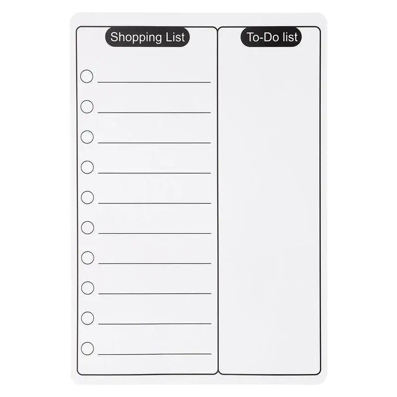 A4 A5 Magnetic Sticker For Fridge Monthly Weekly Planner Calendar Table Dry Erase Whiteboard Fridge Sticker Message Board Menu