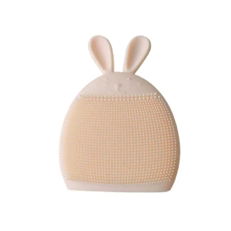 Silicone Bunny Cleansing Brush Multifunctional Rabbit Facial Cleaning Brush Manual Massage Brush Shampoo Brush Facial Care Tool