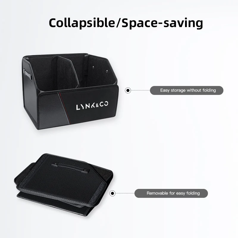 صندوق منظم صندوق السيارة قابل للطي للتخزين حقيبة ترتيب ملحقات السيارات لـ LYNK&CO 06 03 Z20 01 08 02 Phev 03+ 05 09 07 PHEV 900