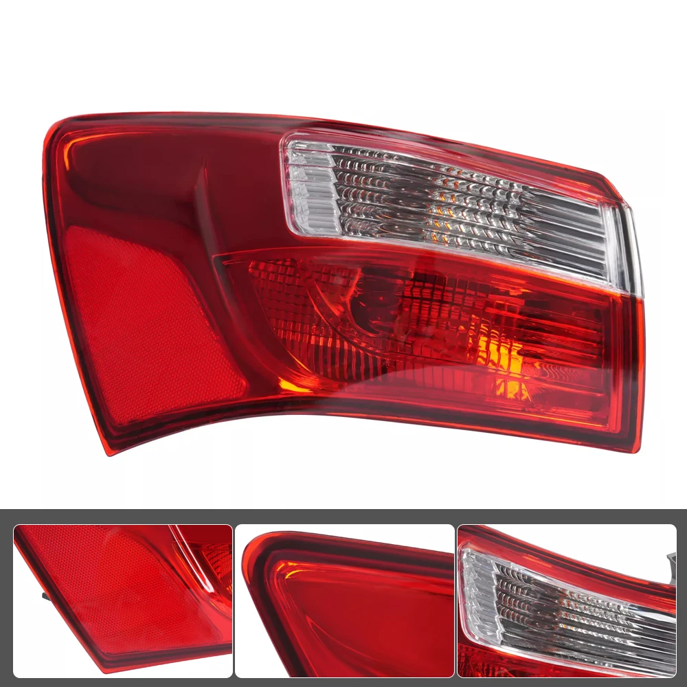 Left/Right Side Tail Lamp For Kia Rio Sedan 2012 2013 2014 2015 2016 2017 Rear Tail Light Brake Lamp with view 4