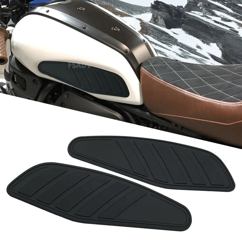 

For Yamaha XSR700 XSR 700 xsr700 2022 2023 Motorcycle Fuel Tank Pad Anti Slip Protector Stickers Knee Grip Side Decals