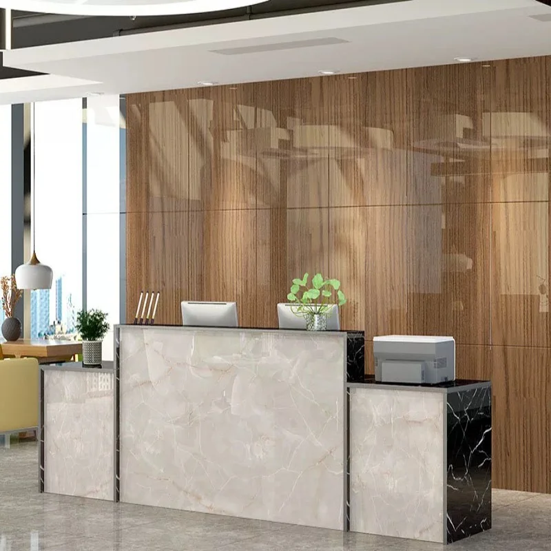 ~* Modern Luxury Adjustable Hospital Station Bank Counter Office Furniture Front Reception Desk
