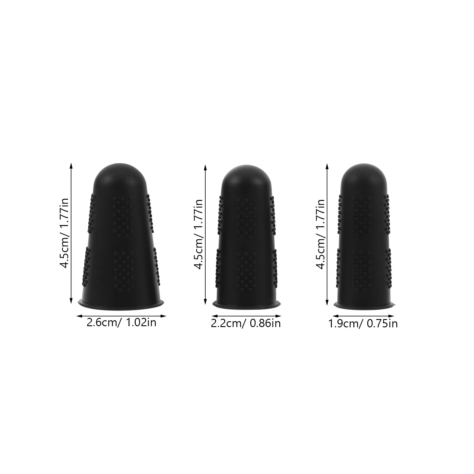 12Pcs Silicone Finger Tips Guards Heat Resistant Comfort Fit Reusable Fingertip Protectors for Crafting Sewing Hot Pans Glue Gun view 2