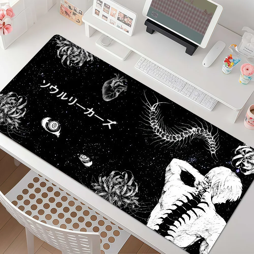Anime T-Tokyo G-Ghoul Mouse Pad Square Office Gaming Desk Mat Waterproof Non-Slip Rubber Decorative