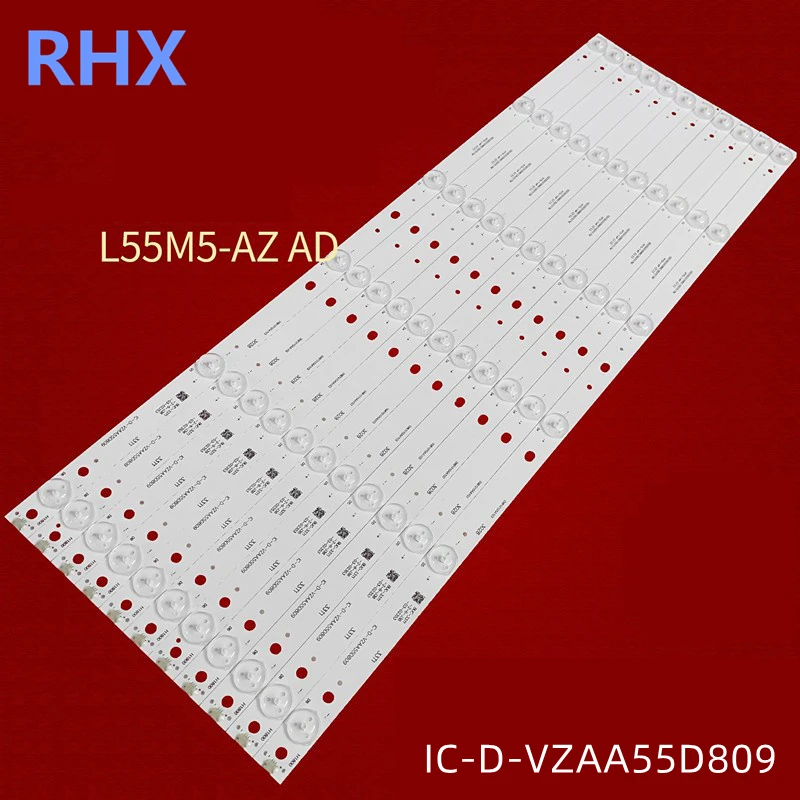 

LED light for Xiaomi L55M5-AZ/AD CRH-BP55030051073R-A/B-REV1.5 TV light bar IC-D-VZAA55D809 MI55T20LB_10X5_MCPCB 0981010AA102