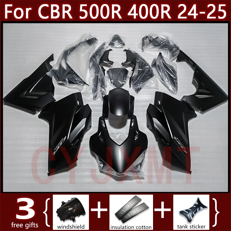 

Обтекатели мотоцикла из АБС-пластика для Honda CBR500R CBR400R 2024 2025, комплект обтекателей с полным покрытием CBR 400R 500R 24 25, пластиковый корпус рамы кузова