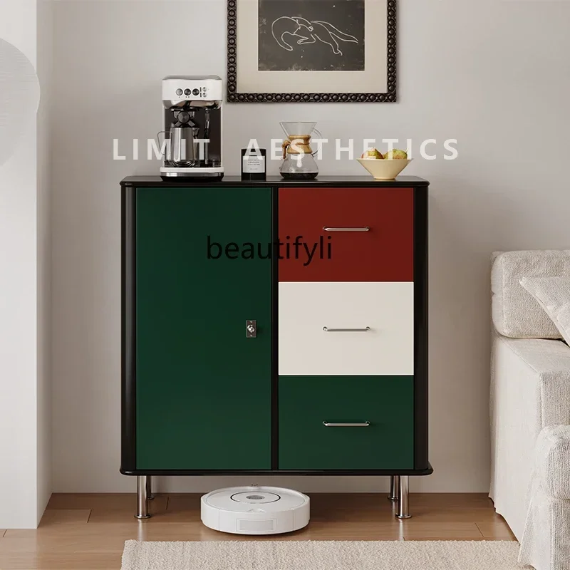 

57 Entrance hall, storage, light luxury paint against the wall shoe cabinet